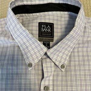 Jos. A. Bank Men's Purple Checkered Shirt